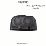 خطر عقب پراید 131 طرح سانتافه - Image 3
